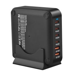 ������� �������� ���������� XoKo QC-220 (6USB) Gan3 220W Black (QC-220) - �������� 2