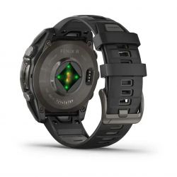 Смарт-годинник Garmin Fenix 8 43mm AMOLED Sapphire Carbon Gray DLC Titanium with Black Silicone (010-02903-28) - Картинка 4