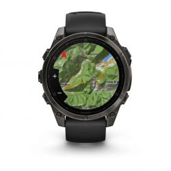 Смарт-годинник Garmin Fenix 8 43mm AMOLED Sapphire Carbon Gray DLC Titanium with Black Silicone (010-02903-28) - Картинка 5
