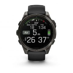 �����-���� Garmin Fenix 8 47mm AMOLED Sapphire Carbon Gray DLC Titanium with Black Silicone (010-02904-29) - �������� 7