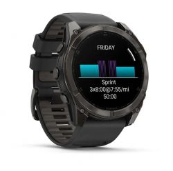 �����-���� Garmin Fenix 8 51mm AMOLED Sapphire Carbon Gray DLC Titanium with Black Silicone (010-02905-63) - �������� 3
