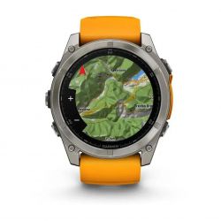 �����-���� Garmin Fenix 8 51mm AMOLED Sapphire Graphite DLC Titanium with Spark Orange Silicone (010-02905-53) - �������� 11