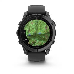 �����-�������� Garmin Fenix E 47mm AMOLED Slate Gray Steel with Black Silicone Band (010-03025-13) - �������� 7