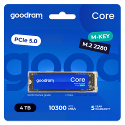 SSD ���������� Goodram Core 4TB  M.2 2280 PCIe 5.0 x4 NVMe 3D NAND (SSDR-GRC01-4K0-80) - �������� 10