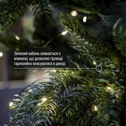 Світлодіодна гірлянда ColorWay (CW-G-100L10NU) 100LED, 10м, 8 функцій, теплий колір USB - Картинка 13