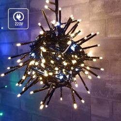 Світлодіодна гірлянда ColorWay (CW-G-250L5VMC) 250LED, 5м, (150 теплий статичний+100 білий водоспад) 220V - Картинка 6