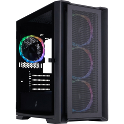 Корпус 1stPlayer T4-BK-4FS7 Black - Картинка 2