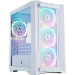 Корпус 1stPlayer T4-G-WH-4FS7-W White - Картинка 3