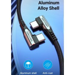 Кабель Vention USB Type-C - USB Type-C (M/M), 1.5 м, Grey (TANHG) - Картинка 4