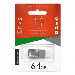 - USB 2.0 64GB Type-C T&G 104 Metal Series Silver (TG104TC-64G) -  2