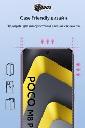 ������� ���� Dengos ��� Poco M8 Pro 5G Black Full Glue (TGFG-429) - �������� 3