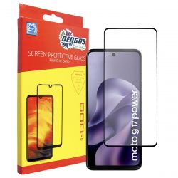 �������� ������ Dengos ��� Motorola Moto G57/G57 Power Black Full Glue (TGFG-448)