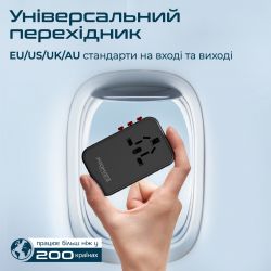 Зарядное устройство Promate TripMate-GaN75 75W Black - Картинка 2