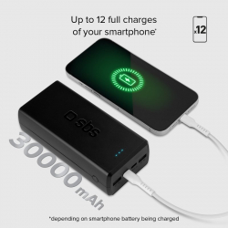 ������������� ��������� ������� SBS 30000 mAh 20W Black (TTBB30000PD20K) - �������� 7