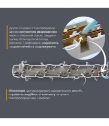 Удлинитель блочный (PP) Electrum 3 розетки 3м с заземлением и выключателем C-ES-1538 - Картинка 4