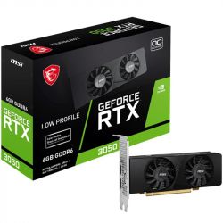 ³ GF RTX 3050 6GB GDDR6 Low Profile E OC MSI (GeForce RTX 3050 LP E 6G OC)