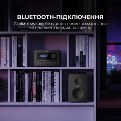 Мікросистема Sharp Micro Sound System Black (XL-B520D(BK)) - Картинка 8