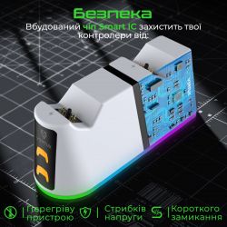 ������� ������� Vertux ��� Sony PlayStation Duodock-PS5 White (duodock-ps5) - �������� 5