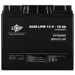      AGM LogicPower LPM 12 - 18 AH LP4133 -  3