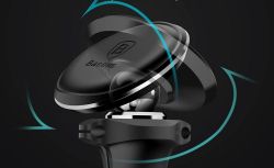  Baseus Magnetic Air Vent Car Mount Holder Black (SUGX-A01) LP16613 -  3