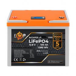  LP LiFePO4 LCD 12V (12,8V) - 100 Ah (1280Wh) (BMS 80A/40)  LogicPower