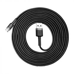 ���� ������ USB 2.0 AM to Type-C 3.0m 3A Gray-Black Baseus (CATKLF-UG1) - �������� 5