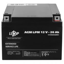      LogicPower LPM 12V 26AH (LPM 12 - 26 AH) AGM -  1