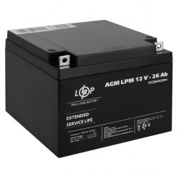      LogicPower LPM 12V 26AH (LPM 12 - 26 AH) AGM -  3