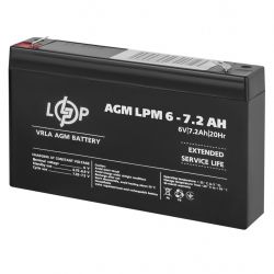     AGM LPM 6V - 7.2 Ah LogicPower -  4