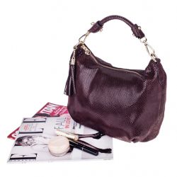 Женская сумка Realer P112 коричневая LP6701