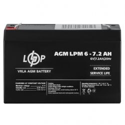 Аккумулятор AGM LogicPower LPM 6-7,2 AH LP3859