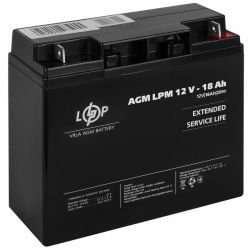     AGM LogicPower LPM 12 - 18 AH LP4133 -  2