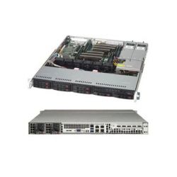 Корпус для Сервера Supermicro Server Chassis CSE-113MFAC2-R804CB, 1U, MB ATX 12x10, 8x2.5 Hot-swap SAS3/SAS2/SATA Hybrid backplane, 2xNVMe support, 1xSlim DVD Optional, 1xFF slots, 1+1 800W RPS, 4xFan, Rails, Black (CSE-113MFAC2-R804CB)