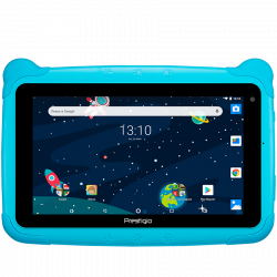 Планшетный ПК Prestigio Smartkids, PMT3197_W_D_BE, wifi, 7" 1024*600 IPS display, up to 1.3GHz quad core processor, android 10 (go edition), 1GB RAM+16GB ROM, 0.3MP front+2MP rear camera,2500mAh battery (PMT3197_W_D_BE)