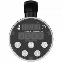 AENO Sous Vide SV1: 1200W, 4 Automatic programs, Temperature adjustment, Timer, Touch screen, LCD-display, IPX7 Water Proof (ASV0001) - Картинка 7