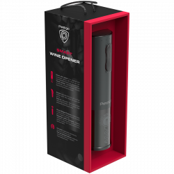 Аксессуары для напитков Bolsena, Electric wine opener with Prestigio Logo, aerator , vacuum preserver, Black color (PWO101BK_EN) - Картинка 7