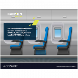    Canyon 15.6" CSZ03 Cabin size backpack, Dark Aquamarine (CNS-CSZ03DGN01) -  11