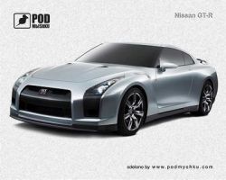 Килимок для миші Nissan GT-R Podmyshku