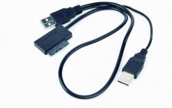   USB 2.0  Slimline SATA 13 pin Cablexpert A-USATA-01 -  2