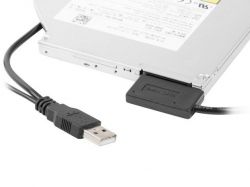   USB 2.0  Slimline SATA 13 pin Cablexpert A-USATA-01 -  8