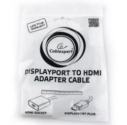 - DisplayPort  HDMI Cablexpert A-DPM-HDMIF-002-W -  2
