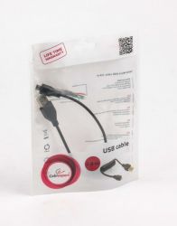 Кабель micro спіральний USB 2.0 A-тато/Micro B-тато Cablexpert CC-mUSB2C-AMBM-0.6M - Картинка 2