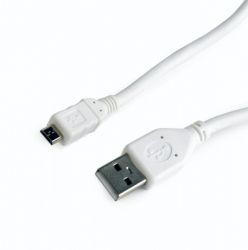 ������ micro USB2.0, A-����/micro B-����, ����, 1 �, ������ Cablexpert CCP-mUSB2-AMBM-W-1M - �������� 2