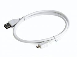 ������ micro USB2.0, A-����/micro B-����, ����, 1 �, ������ Cablexpert CCP-mUSB2-AMBM-W-1M - �������� 3