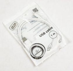 ������ micro USB2.0, A-����/micro B-����, ����, 1 �, ������ Cablexpert CCP-mUSB2-AMBM-W-1M - �������� 5