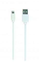 ������ USB 2.0 AM-����/Lightning, 2.0 � Cablexpert CC-USB2-AMLM-2M-W
