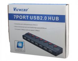  USB 2.0, 7 , 2 A,   ,   Viewcon VE411 -  3