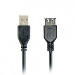 ���������� USB 2.0, A-����/�-����, 15 ��, ������ Cablexpert CCP-USB2-AMAF-0.15M