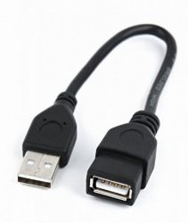  USB 2.0, A-/-, 15 ,  Cablexpert CCP-USB2-AMAF-0.15M -  2