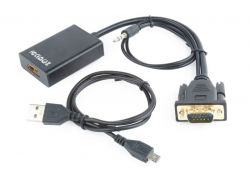 - VGA  HDMI   Cablexpert A-VGA-HDMI-01 -  2